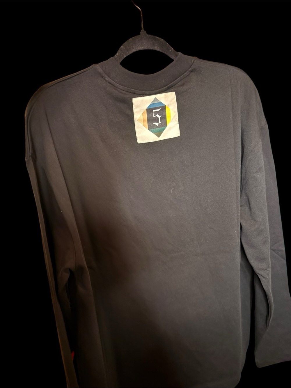 Black Scale Black Long-Sleeve Logo Sweatshirt - Picture 3 of 6